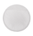 Round white reusable facial cleansing pad with soft textured surface.