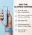 Slimmer Trimmer in blue held in hand with nail polish, highlighting no nicks, ceramic blade, wet/dry use, safe for sensitive areas, LED, travel lock