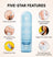 Cooling gel for skin, fast absorbing, fragrance-free, vegan, cruelty-free, calms and hydrates, dermatologist & gynecologist tested.