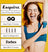 Woman in blue sports bra using electric body trimmer on armpit with yellow background and magazine award badges.