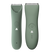 Green electric hair clippers designed for men's grooming with power buttons and sleek ergonomic shapes.