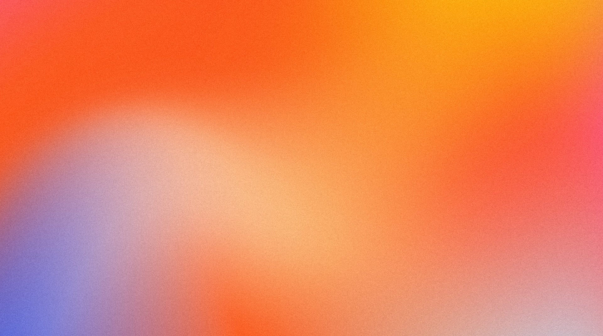 Abstract gradient background with smooth blend of bright orange, yellow, and soft blue tones, ideal for modern web design or digital art.