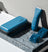 Travel case on the table