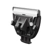 Precision black and white hair clipper replacement blade with spring mechanism for grooming tools.