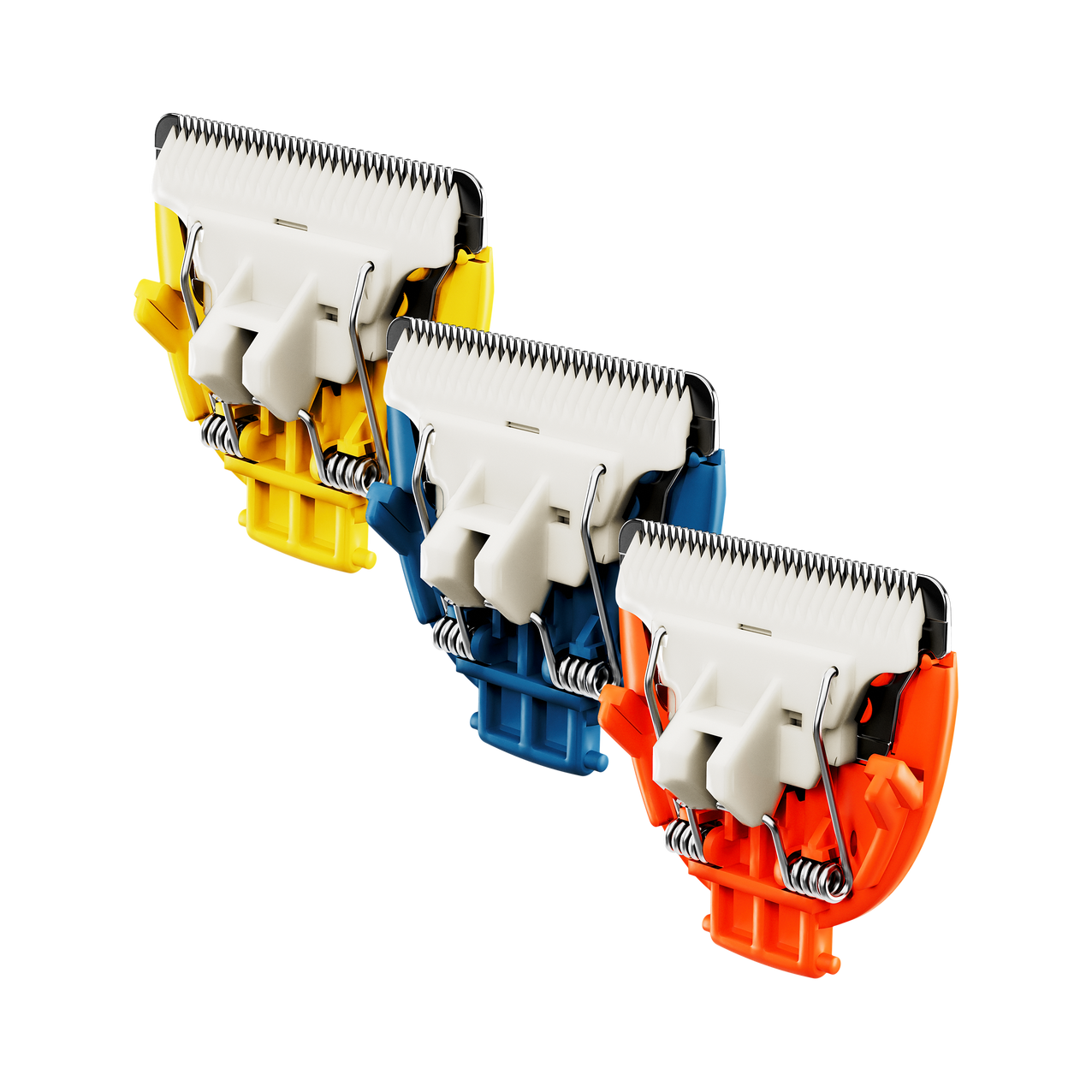 Replacement blades for the Meridian Trimmer in Solar, Ocean and Blaze colors