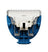 Electric hair clipper blade attachment in white and blue, precision stainless steel blades for grooming and trimming.