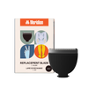 Meridian replacement blade in black with packaging showing body grooming illustrations for armpit, legs, and fingers.