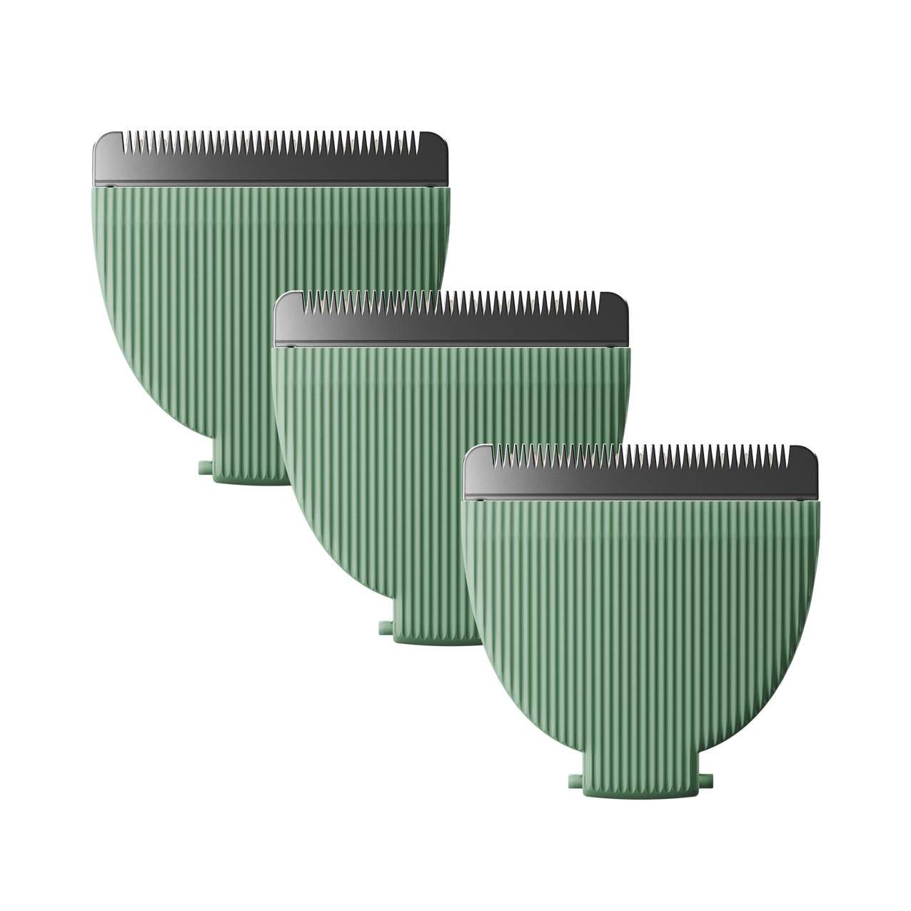 Three replacement blades for the Meridian Trimmer in Sage color