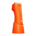 Cordless orange electric hair clipper with adjustable guard and charging stand, grooming tool for men and kids.