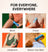 Body hair trimmers in blue and green for bikini, chest, underarm, and below-the-belt grooming on diverse skin tones.