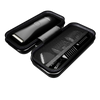 Travel case opened with the trimmer inside