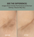 Before and after using the slimmer trimmer on the armpit